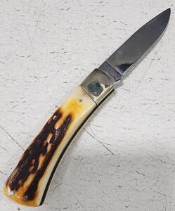 (1) Taylor Cutlery Elk Stag Pocket Knife