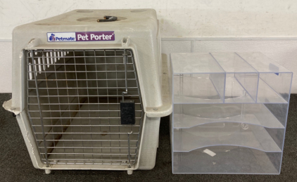 Petmate Kennel And Plastic Storage Container