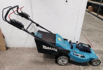 (1) Makita 18V X2 (36V) LXT Lithium-Ion Cordless 21 in. Walk Behind Lawn Mower