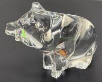 Princess House Pets Crystal Figurines Set &ndash; Turtle & Pig, 24% Lead, Germany, 3.5&ndash;3.75&rdquo; - 5