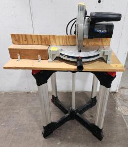 (1) Mounted Delta ShopMaster 10-inch Compound Miter Saw