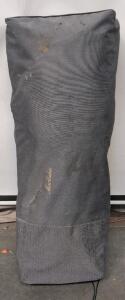 Mainstays Double Folding Camp Chair, Gray, Steel Frame, 2 Cup Holders, Carry Bag