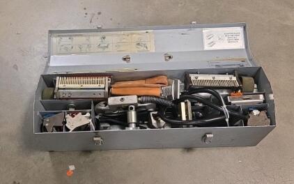 3M MS2 Modular System Splicing Tool Kit With Metal Case, 25-Pair Compatible, Includes Accessories (Unable To Fully Test Due To Connectivity Parts)