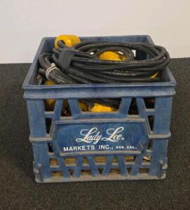Industrial SOOW 600V 10AWG Twist-Lock Extension Cords (4 Pack), 25ft Each, Made In USA