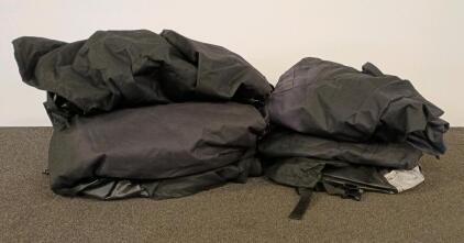 KIKCOIN Heavy-Duty Waterproof 600D Oxford Cloth SUV/Truck Cover - Black