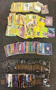 Large Mixed Lot Pok&eacute;mon, Chronicles Of Riddick, Crypto Trading Cards, 390+ English Cards, V/Rares