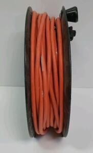 50' Orange Extention Cord Wheel W/ Cord ( Works!)