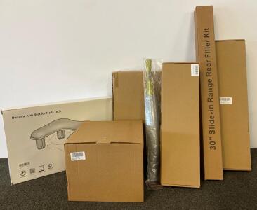 Nail Tech Roname Arm Rest Pillow Set, Ceramic Planter, Soft Close Round Toilet Seat, Empty MOM Gift Box, And More