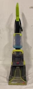 BISSELL TurboClean PowerBrush Pet Carpet Cleaner, Upright, 12 lbs, 0.5 gal Tanks, 20 ft Cord- Powers On