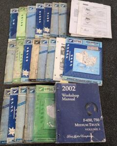Lot Of 22 ATSG & Ford Transmission & Truck Service Manuals GM, Ford C6, 4L80E, 700-R4, F-650
