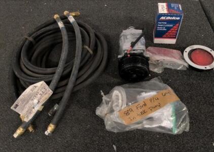 1989 Ford 6-cyl AC Delco Fuel Pump, EGH15A1 AC Compressor, Yellow Jacket Hoses, LED Lights