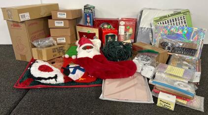 Large Mixed Lot: Petfamily Lavender Cat Pads, Airbrush Kit, Holiday Decor, iPhone Cases & More