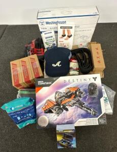 Mega Construx Destiny Arcadia DPJ12 Set, Westinghouse Twin Sherpa Pad, M10 Earbuds, 18-Item Lot