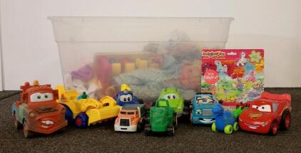 Box Of Mixed Lightly Used Kids Toys
