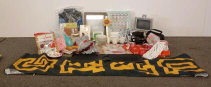 Mixed Lot: Home Goods, Holiday Decor, Salvaje Oeste Shirt XL, Pet Items, 50+ Pieces