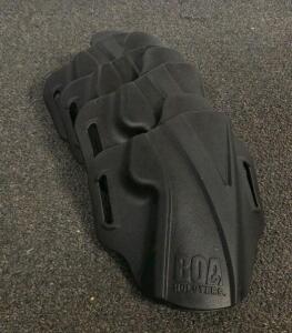 Adaptive Tactical BOA OWB Holsters, Universal Fit, Black Polymer, Set Of 4, Belt Loop, USA Made