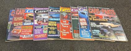 Lot Of 8 Cars & Parts Magazines &ndash; Classic Car Features, 1993-2000, Barracuda, Pontiac, Ford