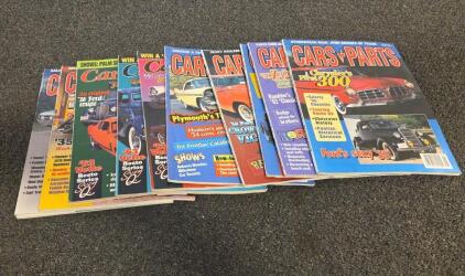 Vintage Cars & Parts Magazine Lot (1995&ndash;2002, 10 Issues, Classic Car Features, Restoration Guides)