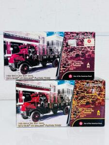 Ertl Texaco 1:32 Scale 1918 Mack AC Bulldog Flatbed Truck Die-Cast Bank, Box, #26201P, Red/Brown
