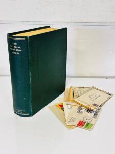 Scott National Postage Stamp Album, 250+ US Stamps, WWII Covers, 1920s&ndash;1970s, First Day Covers