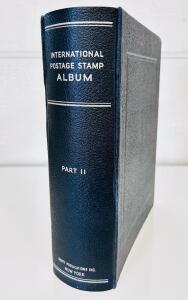 Scott International Postage Stamp Album Part II (1940-49) W/ Hundreds Of World Stamps