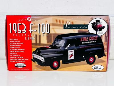 1953 Ford F-100 Fire Chief Texaco Delivery Van 1:18 Diecast Gearbox #15009 Limited Edition