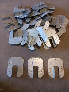 Simpson Strong-Tie H10A Hurricane Tie Brackets, 18-Gauge Galvanized, Lot of Approx. 32 Pieces