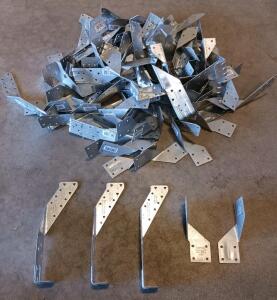 (67) Simpson Strong-Tie Hurricane Ties Galvanized Brackets Lot, ICC-ESR-2523