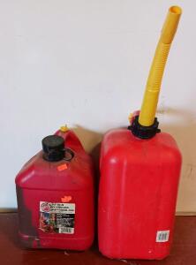 Blitz Gas Cans &ndash; 2 Gallon and 5 Gallon Plastic Portable Gasoline Containers with Pour Spouts