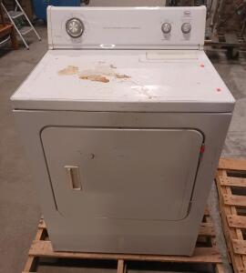 Roper Electric Dryer by Whirlpool, 6.5 cu. ft, Multiple Drying Modes, White, Mechanical Controls