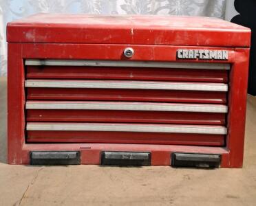 (1) Vintage Craftsman 4-Drawer Tool Chest