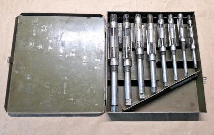 (1) 8-Piece Vintage Wards Supreme Quality Expanding Reamer Set W/ Box
