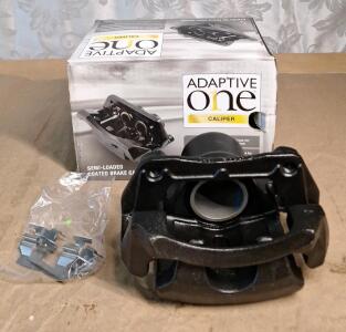 (1) 2554XA - NAPA Adaptive One Brake Caliper - Single Piston Floating - Remanufactured, Front Left For Multiple Chevrolet & Pontiac Models