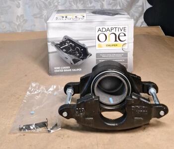 (1) 2224XA - NAPA Adaptive One Brake Caliper - Single Piston Floating - Remanufactured, Front Right For Multiple Chevrolet, Oldsmobile, Pontiac & Buick Models
