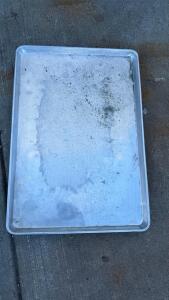 Vollrath 5302 Wear-Ever Half Size Aluminum Sheet Pans, 18"x13", 13 Gauge, USA, Lot of 3