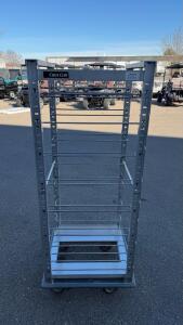 Cres Cor 207UA12AD Aluminum Sheet Pan Rack, 12 Pan Capacity, 20"x26"x69", USA, HAF-J95800-1004