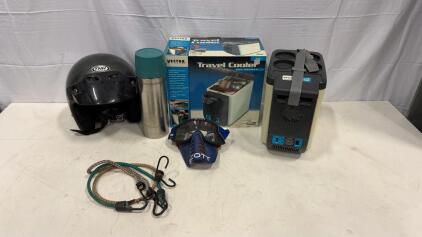 Scott Motocross Goggles w/ Face Guard, Blue, Vintage 1990s, Clear Lens, Original Strap & More