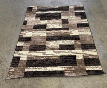 Superior Rockwood 8x10 Area Rug, Modern Geometric, Polypropylene, Made in Egypt