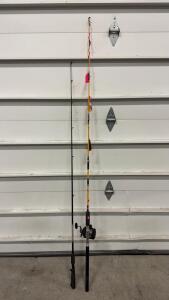 Shakespeare Alpha Custom Spinning Rod & Eagle Claw Trolling Combo, Daiwa 47LC Reel, 7ft