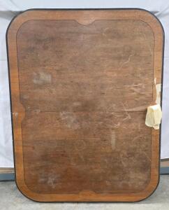 Wood Table 42" x 52" w/Leaf