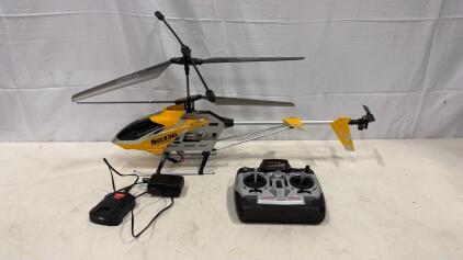 Syma S033G 3-Channel 27.6" RC Helicopter with 2.4GHz Remote, Charger, and Metal Frame