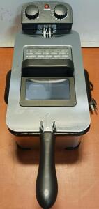 Costway Electric Deep Fryer 1700W 3.2 Qt Stainless Steel Basket Timer Window Boxed