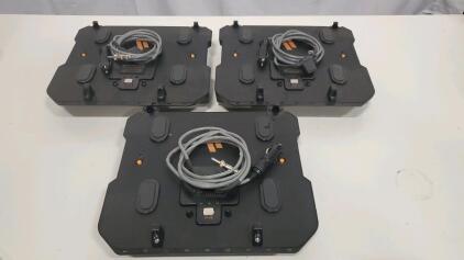 (3)Havis DS-Dell-417 Docking Station for Dell Rugged Laptop