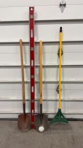 Ames Round Point Wood Handle Digging Shovel Pair &ndash; Tempered Steel Blades & More