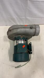 Reliance Duty Master 1/3 HP 3450 RPM 3-Phase AC Motor with Industrial Blower, Model EA56C, USA