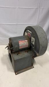 Dayton 2C820 Centrifugal Blower, 1/3HP 115V, 3450RPM, 8" Wheel, 465 CFM, Model 5K586B Motor