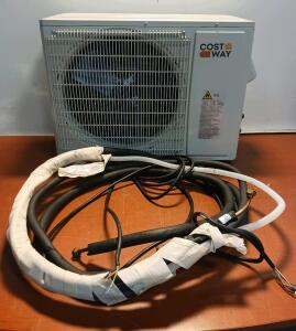 Costway FP10412US-12WH Mini-Split Outdoor Unit, 12,000 BTU, 208-230V, R32, May 2024, SN: W00373