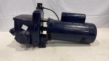 Sta-Rite Shallow Well Jet Pump, 3/4 HP, 115/230V, Cast Iron, Square-D Switch, 1" NPT Ports