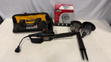 Pair of Outdoor Landscape Path Lights with Protective Cage, Ground Stakes, Matte Black Finish & More