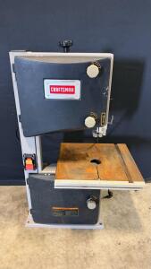 Craftsman 10" Bandsaw Model 119.214000, 1/3 HP, 4-5/8" Cut, Table, Dust Hoses, SN: JC6-28xxxx37